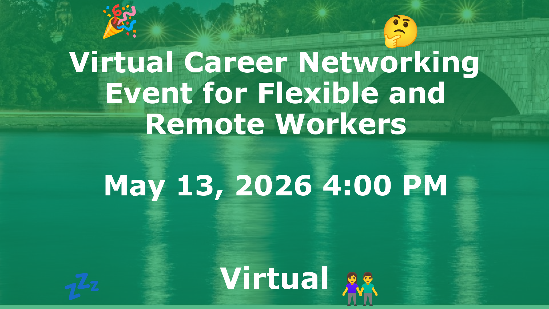 Virtual Career Networking Event for Flexible and Remote Workers event image